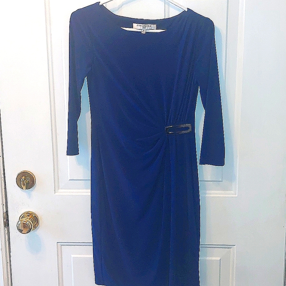 Evan Picone with Side Buckle. Royal blue.